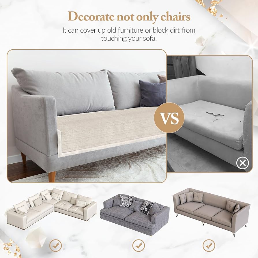 Amazon｜Gitohoni 滑り止めソファクッションカバー - シェニール